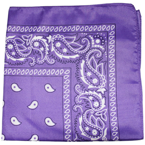 Dozen Available in Pack of 12 Paisley 100% Cotton Bandanas Novelty Headwraps